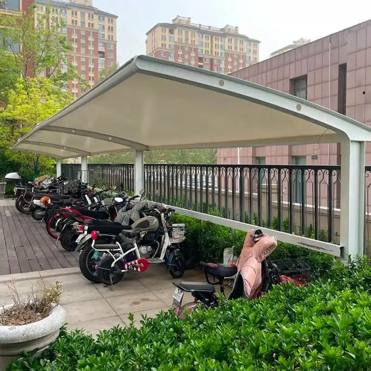 凤冈县膜结构电动车棚